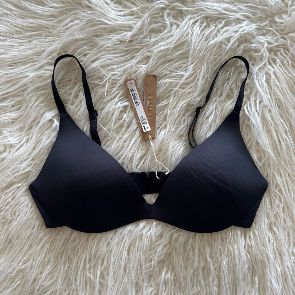 SKIMS Black Everyday Seamless Bra